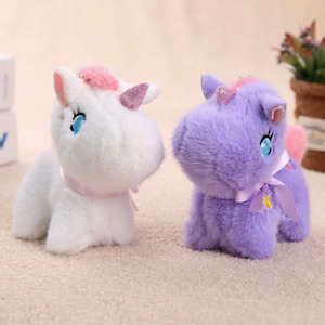Nouvel Arrivage – Pendentif Licorne Kawaii 3D de 12 cm en Tissu Coton Doux, Anti-Stress, Animal en Peluche de Dessin Animé, Breloque de Sac, Porte-clés Mousqueton - Product Image 2