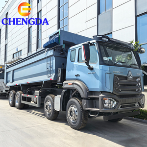 Sinotruck Howo NX 8x4, Camión Volquete de Caja Cilíndrica Tipo U, 375 HP, 12 Ruedas, Euro 5, Camión de Servicio Pesado - Product Image 6