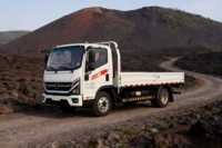 Nouveau camion de fret léger de 4 tonnes, diesel, 100% électrique, 4x2, cabine simple et demi, conduite à gauche, une rangée de 3 sièges