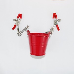 SM fabricant de pinces à tétons pour seau d'eau, jouets sexuels pour couples, accessoires de discipline et de punition des tétons, pinces clitoridiennes, vente en gros - Product Image 1