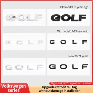 Emblema Adesivo per Bagagliaio Posteriore <span class=keywords><strong>Volkswagen</strong></span> in Plastica ABS Argento e <span class=keywords><strong>Nero</strong></span> per <span class=keywords><strong>Logo</strong></span> VW POLO GOLF TOUAREG 2016-2024 Decorativo - Product Image 1