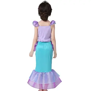 Disfraz de <span class=keywords><strong>Sirenita</strong></span> con Accesorios para Niñas, Vestido de Princesa para Regalo de Cumpleaños, Disfraz de Halloween - Product Image 4