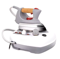 Fer à vapeur électrique 2000W, station vapeur professionnelle, semelle en céramique et aluminium, design rétro, cordon de 1,5m, entretien des vêtements domestique, antiadhésif