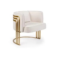 Chaise de maquillage ergonomique moderne en acier inoxydable écologique pour salon de manucure, dossier rembourré en cuir, durable, pour la maison et le bureau