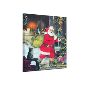 Christmas style festival portrait Custom Picture Diy digital painting Acrylic Paint Painting by Numbers for Beginner