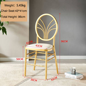 <span class=keywords><strong>Sillas</strong></span> <span class=keywords><strong>DE</strong></span> BODA doradas Acabado real <span class=keywords><strong>de</strong></span> lujo para salones <span class=keywords><strong>de</strong></span> baile y salones <span class=keywords><strong>de</strong></span> banquetes Precio al por mayor para <span class=keywords><strong>compra</strong></span> a granel - Product Image 4