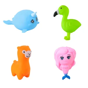 Novidades 2024 brinquedos Bonito 4 "Personalizado Stress Relief Alpaca Dolphin Squishy brinquedos