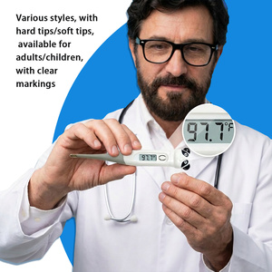 Termómetro <span class=keywords><strong>Digital</strong></span> Médico Manual a Prueba de Agua con Certificación CE ISO para Bebés y Animales, Apto para Uso Axilar y de Oído - Product Image 4