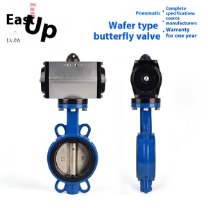 Abrazadera de Mariposa Hidráulica OEM D671 DN50 80 100 40 para Agua, Estructura de Placa de Acero Inoxidable 304 - Product Image 2