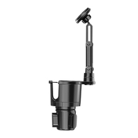 Nouveau design 15W Chargeur de voiture sans fil à induction automatique avec porte-gobelet