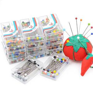 Épingles à coudre en acier de 32 mm pour patchwork, <span class=keywords><strong>petites</strong></span> épingles de positionnement colorées, 50 pièces/boîte - Product Image 1