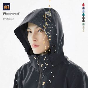 Veste de randonnée coupe-vent monochrome pour homme, avec logo personnalisé, à capuche, épaisse, style safari, imperméable, 100% tissée - Product Image 1