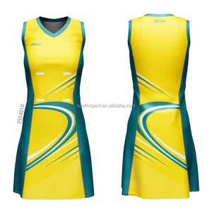 Akilex Chất lượng cao <span class=keywords><strong>netball</strong></span> Jerseys giá rẻ thăng hoa cô gái Spandex <span class=keywords><strong>netball</strong></span> đồng phục ăn mặc quần vợt không tay phụ nữ <span class=keywords><strong>netball</strong></span> Dress - Product Image 3