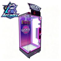 Arcadix Coin Operated Time Stop Prize Machine Lucky 7 Arcade Game Machine Gift Vending Machine for Shopping Mall Game Center