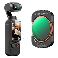 Filtre pour caméra stabilisée K&F Concept multifonctionnel ND2-32 & 1/4 HD, étanche et résistant aux rayures pour Pocket 3/4