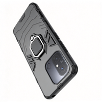 Coque de protection pour Xiaomi Redmi Note 9 Pro Poco F3 GT 5G K50 9 10 Prime, avec anneau de support, coins renforcés, anti-chute, magnétique