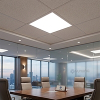 Plafonnier LED moderne en aluminium 600x600 pour bureaux, salles blanches et salles de conférence