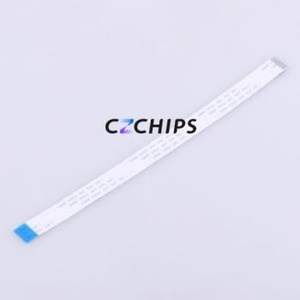 JS10B-12P-200-4-8 FFC Cable (Flexible Flat Cable) P=1mm Connector 12P 1mm 0.3mm Reverse - Product Image 1