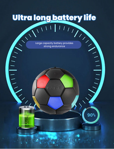 Altavoz Bluetooth H12 con Diseño de Fútbol, Reproductor de Música con Tarjeta TF, Radio FM, Luces RGB, Reproductor de Audio <span class=keywords><strong>MP3</strong></span>, Regalos 3C para Fanáticos del Fútbol - Product Image 6