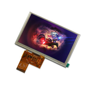 5.0 inch 800*480 RGB 40 Pins 500cd/㎡ TN màn hình LCD <span class=keywords><strong>6</strong></span> nối tiếp 3 song song <span class=keywords><strong>LED</strong></span> Đèn nền <span class=keywords><strong>TFT</strong></span> LCD - Product Image 2