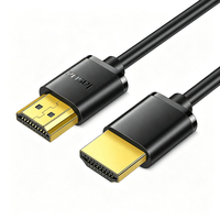 Câble HDMI 2.0 ultra-fin plaqué or haute vitesse pour téléviseurs Ultra HD 4K 60Hz, projecteurs, moniteurs - PVC 1M 2M 3M 4M
