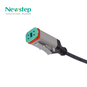 Faisceau de câblage d'injecteur de moteur Newstep ISM11 QSM11, prise 2P RGB IP67 automobile avec connecteurs 455-7 3803682 3071626 - Product Image 5
