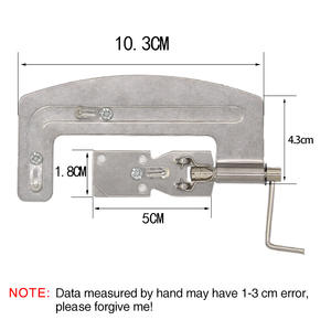 Outil de montage rapide de hameçons en acier inoxydable 10,3 cm 48g semi-automatique pour la pêche à la mouche en eau douce - Product Image 3