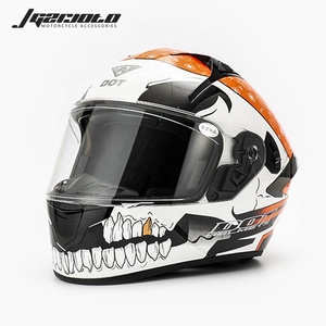 <span class=keywords><strong>Caschi</strong></span> <span class=keywords><strong>moto</strong></span> DOT Retro skull Racing head casque casco integrale <span class=keywords><strong>moto</strong></span> certificato DOT universale - Product Image 2