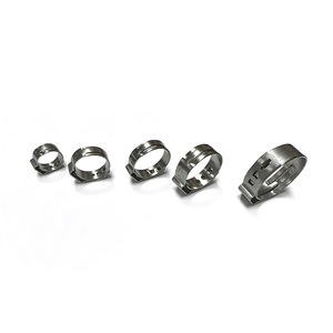 Colliers de serrage pour tuyaux PEX en acier inoxydable de 1 pouce, pour remplacement et réparation, avec conception à oreille unique et sans dégradé - Product Image 3