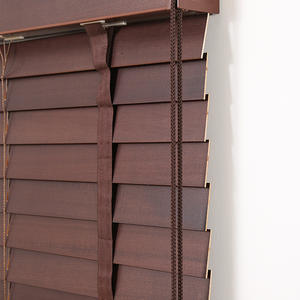 Fabrika doğrudan 2 inç jaluzi akülü merdiven halat Basswood Shades Modern elektrikli dikey ışık engelleme nefes - Product Image 4