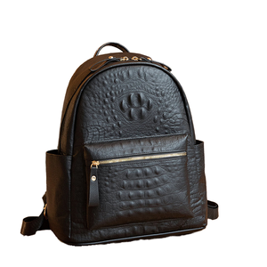 Women's Vintage Fashion <b>Backpack</b> for Teenager Girls PU Leather Large Capacity Waterproof Softback Arcuate Shoulder Strap - Product Image 2