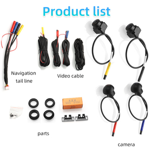 Sistema envolvente con vista de pájaro <span class=keywords><strong>3D</strong></span> de <span class=keywords><strong>360</strong></span> grados Cámara de marcha atrás panorámica de <span class=keywords><strong>360</strong></span> grados cámara panorámica de coche - Product Image 4
