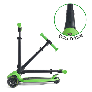 Patinete Plegable de Tres Ruedas con Licencia Kick'n'roll, Plataforma Ancha, Ruedas de PU con Luces, Altura Ajustable, Capacidad de Carga de 50 kg, Ligero - Product Image 2