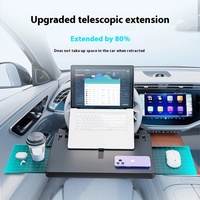 Table de bureau multifonctionnelle pour voiture avec support pour ordinateur portable, table à manger pour dossier de siège, table de volant, plateau de volant automobile