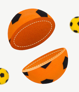 Ballon de football silencieux en mousse PU souple pour enfants et jeunes, taille 5 (21 cm), idéal pour l'entraînement en salle, vente en gros OEM - Product Image 2