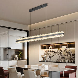 温馨浪漫玫瑰金卧室客厅吊灯个性化亚克力餐厅酒吧吊灯 - Product Image 5