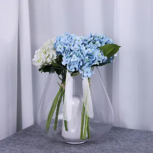 Home Decoration Vase ForWedding Center Piece Marble Glass Decor Items For Living Room Vase For Flowers Home Decor Modern Simple