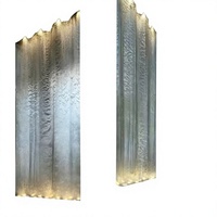 Rideau d'eau mural suspendu en maille d'acier inoxydable moderne, taille personnalisée, avec éclairage LED, pour hôtel, centre commercial, cloison de hall