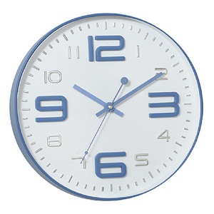 24 Hour Time 4 <b>Digit</b> Battery Operated Led <b>Wall</b> <b>Clock</b> CARTOON Black Green Red White Light Geometric Blue AAA Box Style Living GUA - Product Image 1