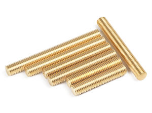 M5 * 975 haste de fio de bronze 80mm, din, 976/din, fio completo, haste de rosca - Product Image 4