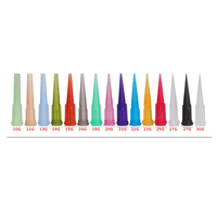 Aiguilles de seringue industrielles en plastique pour distribution de colle, calibre 10G-30G, embouts coniques TT pour machines