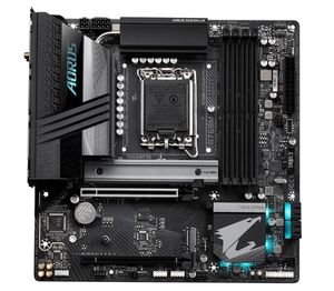 千兆字节B760M AORUS PRO AX DDR5 LGA 1700微型ATX主板 (WiFi 6、PCIe 4.0、英特尔B760、双m2、USB 3.2 Gen2) - Product Image 1