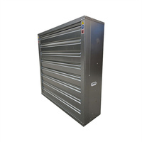 Ventilateurs d'extraction axiaux électriques industriels à lamelles en acier inoxydable, matériau des pales OEM/ODM, marque MUHE, 380V, 44000m³/h, 50 pouces