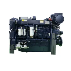 Miglior prezzo 6 cilindri 240kw 327hp 1500rpm Weichai motore Diesel marino WD12C327-15 barca motore per la nave