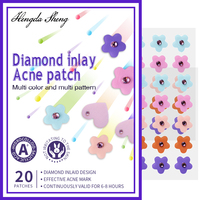 Invisible médical hydrocolloïde acné étoile visage bouton guérison Spot Microneedle bouton acné Patch