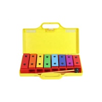 Orff Glockenspiel Educational Wooden Xylophone Metallophone Block Toy Durable Eco-friendly Children Learning Musical Instrument
