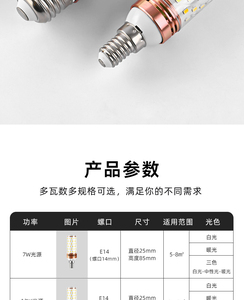 หลอดไฟ LED คอร์น COYOLED ขั้ว E27 16W SMD 2835 6000K แสงเดย์ไลท์ ตัวหลอดพลาสติก ใช้ไฟ AC 220V สำหรับใช้ในบ้าน ประหยัดพลังงาน ประสิทธิภาพสูง - Product Image 4