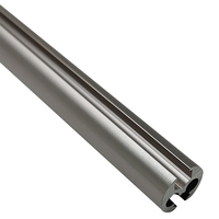 Rails de rideaux en métal léger de 1.1 à 0.63 pouces personnalisés Rails de draperie de 28 à 16 mm Matériau en fer de style moderne Couleur de taille personnalisée