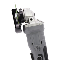 Meuleuse d'angle professionnelle sans fil de marque OEM Outils de bricolage de haute qualité pour la maison et le jardin Alimentée par batterie avec interrupteur à gâchette