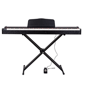 Best-selling 88-key Plastic Digital Electronic Piano-Durable Portable <strong>USB</strong>/<strong>MIDI</strong> Capable with 700 Rhythms - Product Image 1